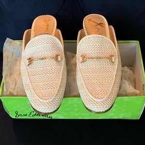 Sam Edelman White Mules